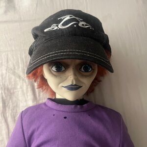 Vintage Orange County Choppers Black White Hat Biker Mens Hat